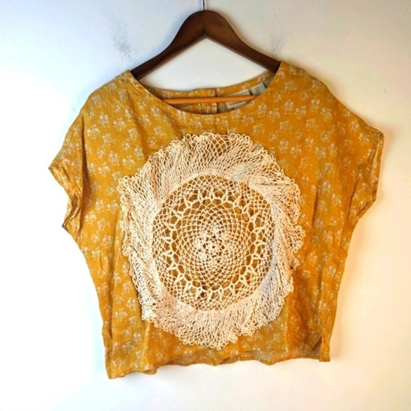 Cynthia Rowley Linen Top / Small - Picture 1 of 4